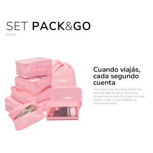 Set Pack & Go Pink - Organizador