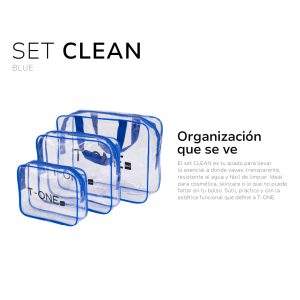 Set Clean Blue - Organizador